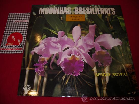 Discos de vinil: sergio rovito - modinhas bresiliennes lp