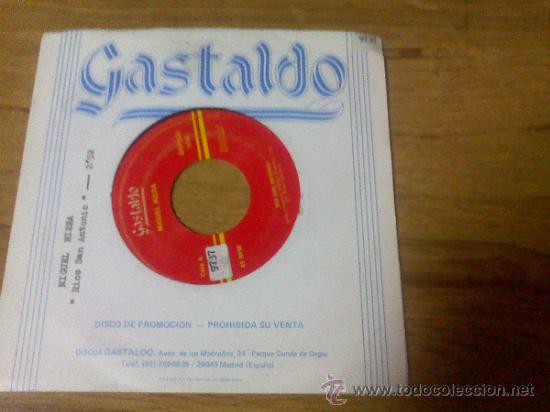 Discos de vinilo: MIGUEL RIERA. RIO SAN ANTONIO. - Foto 1
