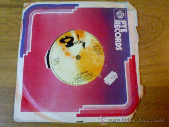 Discos de vinilo: CHARLES AZNAVOUR. SHE.LA BARRAKA. - Foto 1