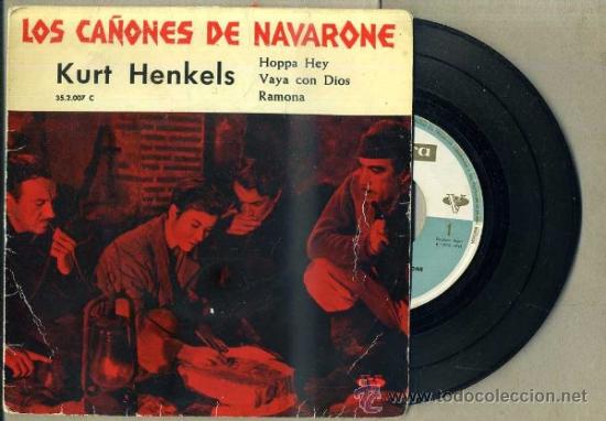 Discos de vinilo: KURT HENKELS : LOS CA&Ntilde;ONES DE NAVARONE (1961) - Foto 1