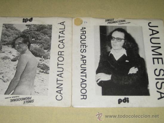 Discos de vinilo: JAUME SISA - LOTE DE DOS SINGLES - Foto 1