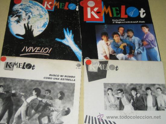 Discos de vinilo: KAMELOT - LOTE DE 4 SINGLES - Foto 1