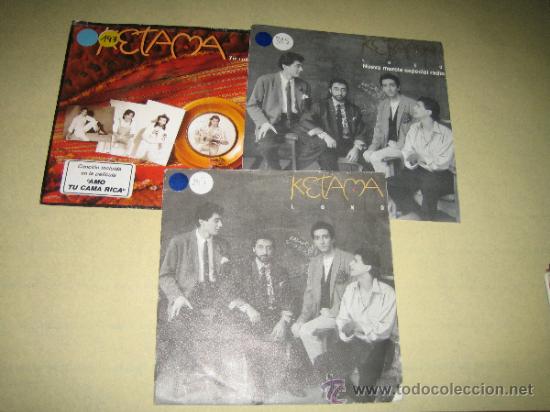 Discos de vinilo: KETAMA - LOTE DE TRES SINGLES - Foto 1