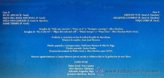Discos de vinilo: LP LONE STAR - VIEJO LOBO - Foto 2