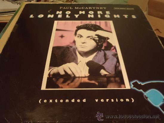 Discos de vinilo: PAUL MCCARTNEY NO MORE LONELY NIGHTS - Foto 1