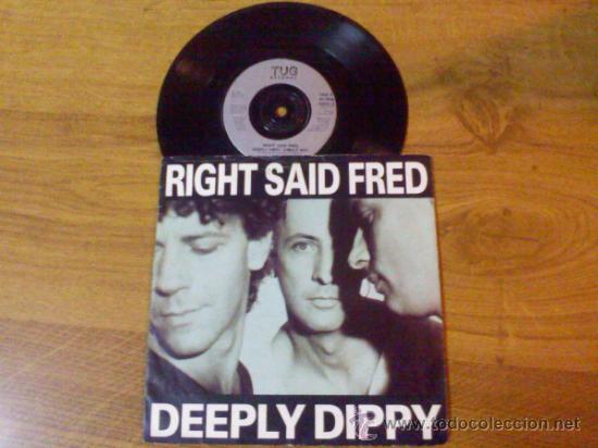 Discos de vinilo: RIGHT SAID FRED.DEEPLY DIPPY.DEEPLY DUBBY. - Foto 1