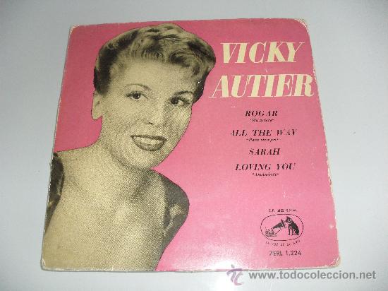 Discos de vinilo: VICKY AUTIER - ROGAR + 3 EP 1958 - Foto 1