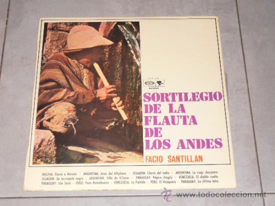 Discos de vinilo: SORTILEGIO DE LA FLAUTA DE LOS ANDES - FACIO SANTILLAN - LP. - Foto 1