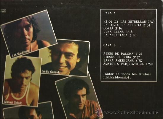 Discos de vinilo: LP JOSE MARIA MALDONADO : ABALORIO & ABALORIOS - Foto 2