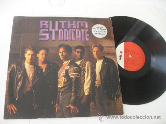 Discos de vinilo: RYTHM SYNDICATE  LP DISCO VINILO  Made In EEC 1991 matrix - Foto 1