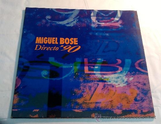 Discos de vinilo: Miguel Bos&eacute; - Directo&acute;90 - Doble Lp. 1991. - Foto 1
