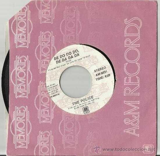 Discos de vinilo: THE POLICE SINGLE DE  DO DO DO DO,DE DA DA DA  U.S.A 1980 - Foto 1