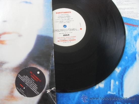 Discos de vinilo: EURYTHMICS LP BE YOURSELF TONIGHT Made in Germany 1985 - Foto 3