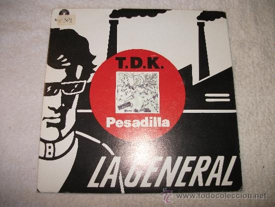 Discos de vinilo: T.D.K. / PESADILLA / LA GENERAL 1988 - Foto 1