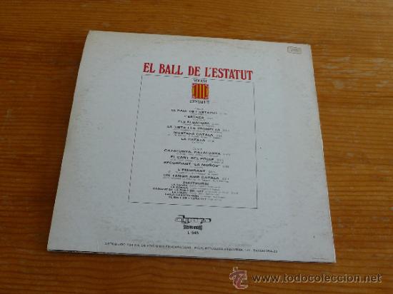 Discos de vinilo: Disco LP El ball de lestatut, Catalunya - Foto 3