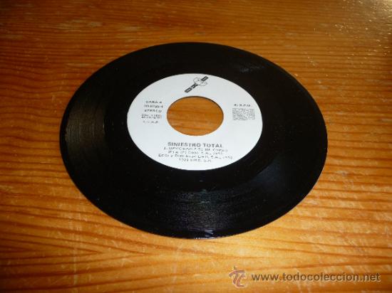 Discos de vinilo: Disco Single Siniestro Total, devorao. Punk rock oi Hard core ska - Foto 2
