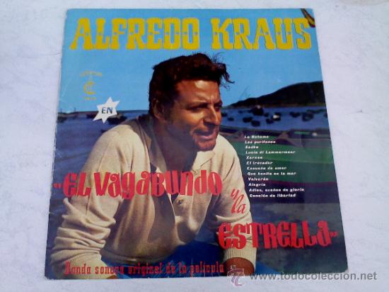 Disques de vinyle: ALFREDO KRAUS.EL VAGABUNDO Y LA ESTRELLA.