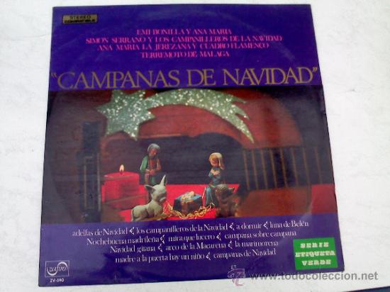 Dischi in vinile: CAMPANAS DE NAVIDAD.ANA MARIA LA JEREZANA Y CUADRO FLAMENCO.TERREMOTO DE MALAGA. EMI BONILLA Y ANA M