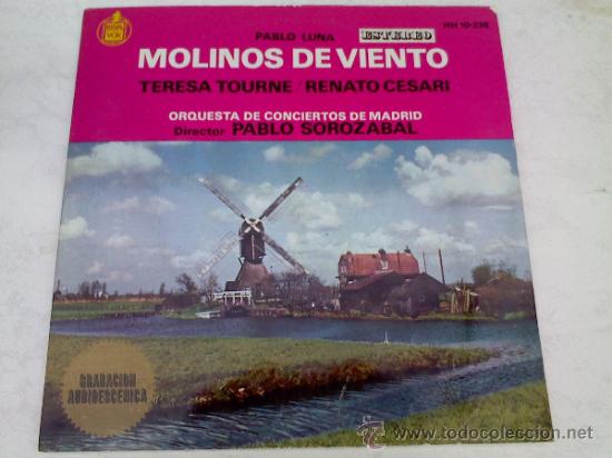 Discos de vinilo: MOLINOS DE VIENTO. PABLO LUNA. - Foto 1