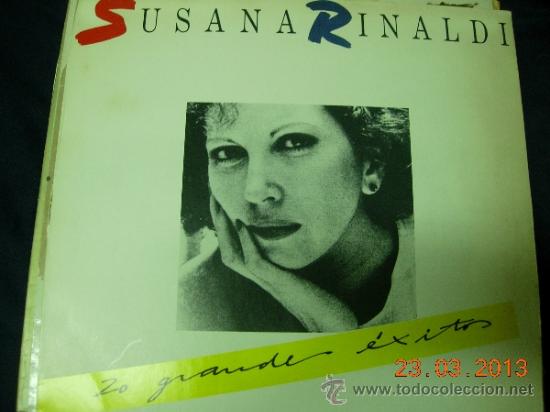 Discos de vinilo: Susana Rinaldi LP 20 grandes &eacute;xitos - Foto 1
