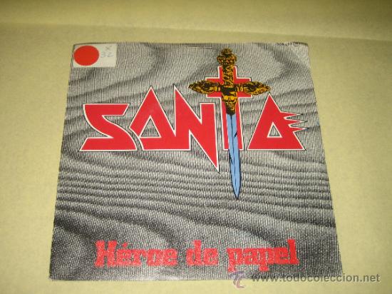 Discos de vinilo: SANTA - HEROE DE PAPEL - CHAPA DISCOS -  - - Foto 1