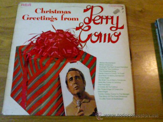 Discos de vinilo: CHRISTMAS GREETINGS FROM PERRY COMO. - Foto 1