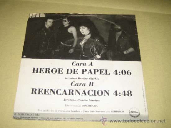 Discos de vinilo: SANTA - HEROE DE PAPEL - CHAPA DISCOS -  - - Foto 2
