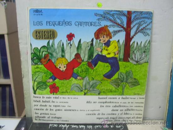 Discos de vinilo: LOS PEQUE&Ntilde;OS CANTORES - PETER PAN / EL LIBRO DE LA SELVA... - PALOBAL 1971 - Foto 1