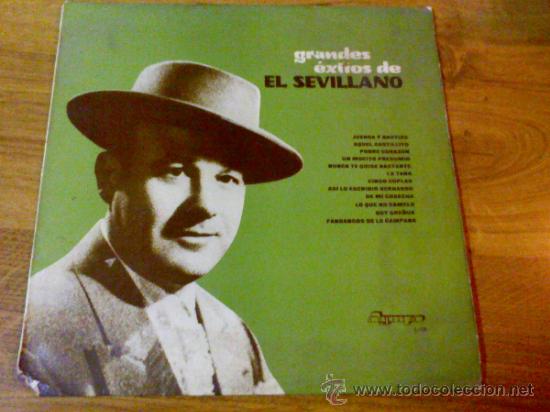Discos de vinilo: GRANDES EXITOS DEL SEVILLANO. - Foto 1