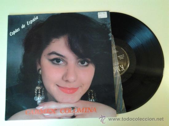 Discos de vinilo: CARMEN COLOMINA COPLAS DE ESPA&Ntilde;A - Foto 1
