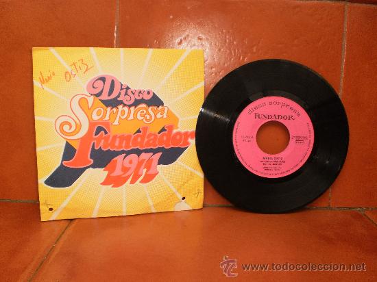 Vinyl-Schallplatten: SINGLE FUNDADOR MARIA OSTIZ