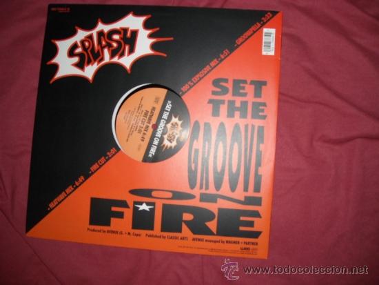 Discos de vinilo: Splash - Set The Groove On Fire (100% Explosive Mix MAXISINGLE   1981 - Foto 2