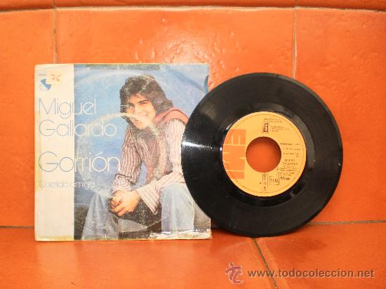 Vinyl-Schallplatten: SINGLE DE MIGUEL GALLARDO
