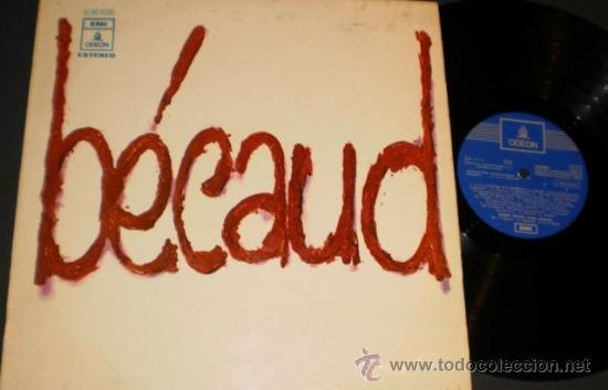 Discos de vinilo: gilbert becaud lp becaud  espa&ntilde;a 1970 - Foto 1