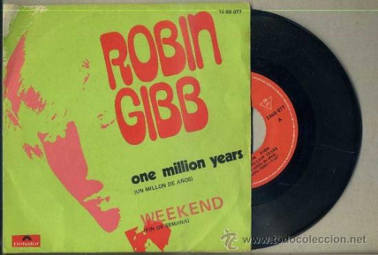 Discos de vinilo: ROBIN GIBB : ONE MILLION YEARS (1969) - Foto 1