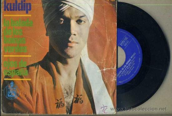 Discos de vinilo: KULDIP : LA BALADA DE LOS BOINAS VERDES (1966) - Foto 1