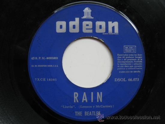 Discos de vinilo: SINGLE - THE BEATLES - &rdquo;PAPERBACK WRITER&rdquo; - &rdquo;RAIN&rdquo; - A&Ntilde;O 1966. - Foto 5