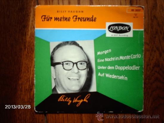 Discos de vinilo: billy vaughn - fur meine freunde - Foto 1