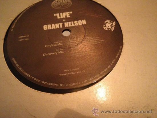 Discos de vinilo: Maxi-single 12 pulgadas. Life, de Grant Nelson. - Foto 3