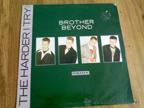 Discos de vinilo: BROTHER BEYOND..THE HARDER I TRY.REMEMBER ME - Foto 1