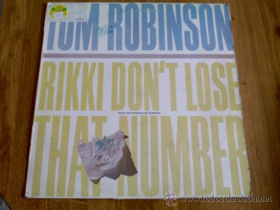 Discos de vinilo: TOM ROBINSON. RIKKI DON&acute;T LOSE THAT NUMBER. - Foto 1
