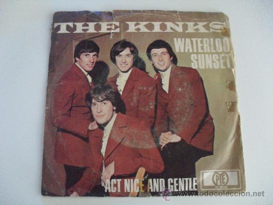 Discos de vinilo: THE KINKS - WATERLOO SUNSET / ACT NICE AND GENTLE - Foto 1