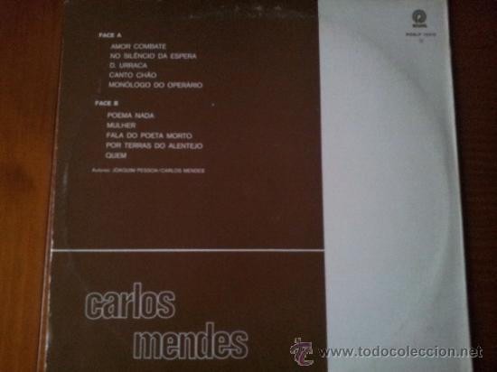 Discos de vinilo: CARLOS MENDES --- ANTOLOGIA II - Foto 2