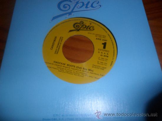 Discos de vinilo: CANDYMAN .- KNOCKIN BOOTS .- PROMOCIONAL EPIC - Foto 1