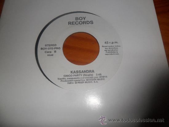 Discos de vinilo: KASSANDRA, CHICO PARTY .- PROMOCIONAL - Foto 1
