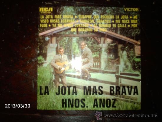 Discos de vinilo: hermanos anoz  -  la jota mas brava - Foto 1