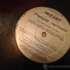 Discos de vinilo: MAXI-SINGLE 12 PULGADAS. 'PEOPLE' REMIXES, DE ROCKET. . Lote 36558080