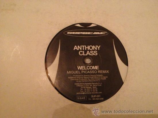 Discos de vinilo: Maxi-single 12 pulgadas. Welcome, de Anthony Class. - Foto 2