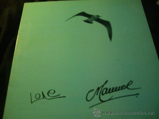 Discos de vinilo: lole y manuel-edicion orig carpeta abierta 1977-guitarras raimundo amador