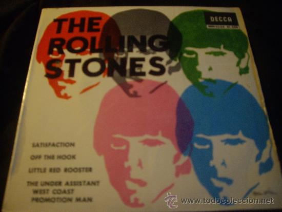 Discos de vinilo: the rolling stones-ep satisfaction-esp 1965 - Foto 1